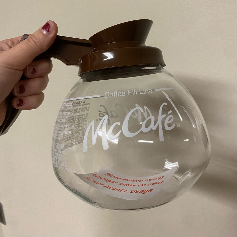 Authentic McDonalds McCafe Coffee Pot - Brand New